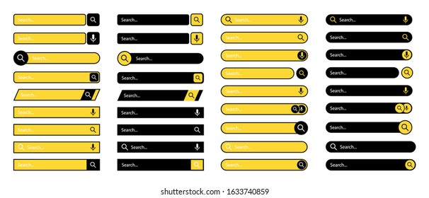 Search box vector design element on a white background.