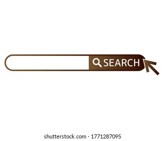 Search box vector illustration, search bar.