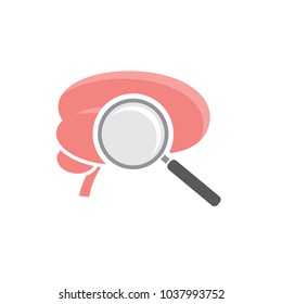 Search Brain Logo Icon Design