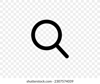 Search, browse, magnifier, zoom, magnifying glass icon for app, website, infographic, etc. Simple vector illustration. EPS10