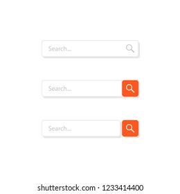 Search browser icon. Vector illustration flat design	
