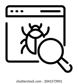 Suchfehler skizzieren Design, SEO und Web-flach Design für mobile Konzepte und Web-Apps. Kollektion von modernem Infografik-Logo und Piktogramm.