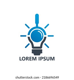 Design der Stilideenvorlage suchen, Vektorgrafik