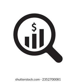 search business icon finding icon design