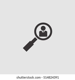 search businessman vector icon illustration, for mobile and web design