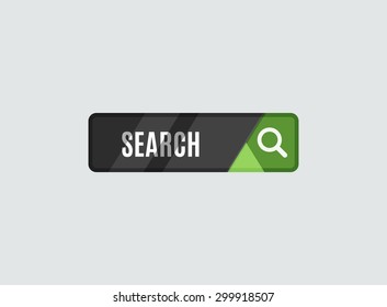 Suchknopf, futuristisches Hightech-UI-Design. Website, Symbol für mobile Anwendungen, Online-Design, Business, gui oder i