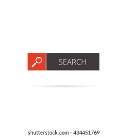 Search button with search icon