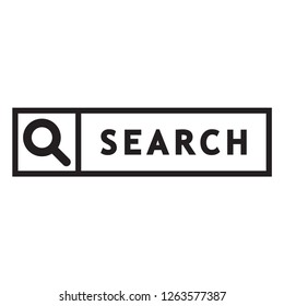 search button icon in trendy flat style 