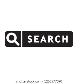 search button icon in trendy flat style 
