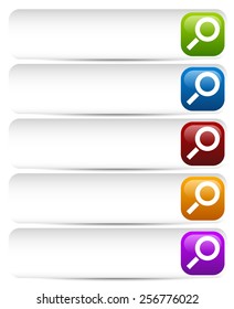Search button, Input Field Web Design Elements