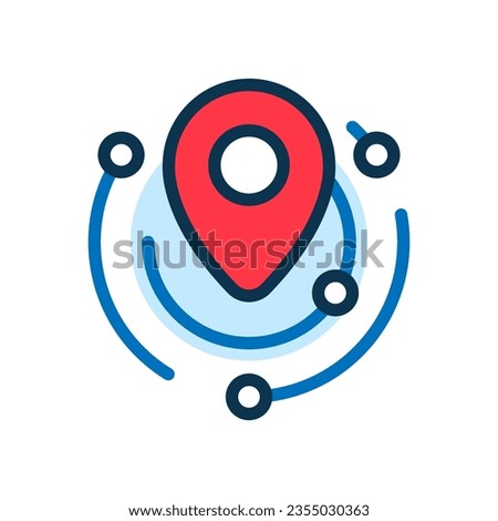 search by nearest location concept illustration flat design vector eps10. simple, modern graphic element for landing page, empty state ui, infographic
