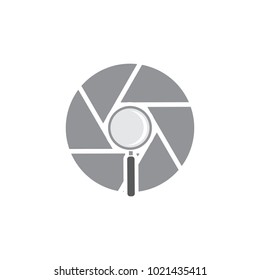 Search Camera Logo Icon Design