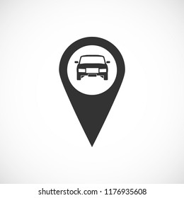 search car vector icon 10 eps