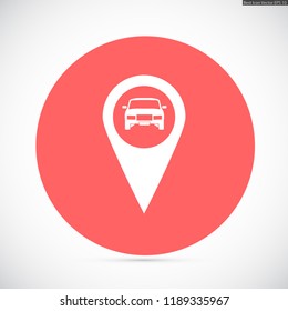 search car vector icon 10 eps