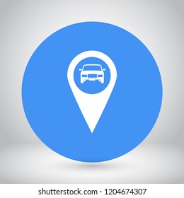 search car vector icon 10 eps
