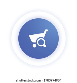 Search Cart - App Icon Button