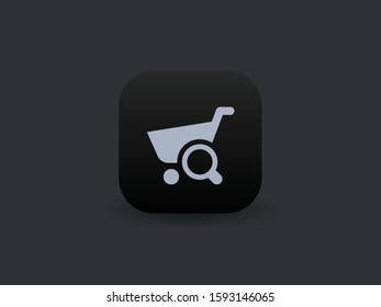 Search Cart - Vector App Icon
