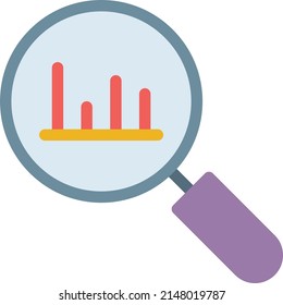search chart Vector illustration on a transparent background.Premium quality symbols.Stroke vector icon for concept and graphic design.
