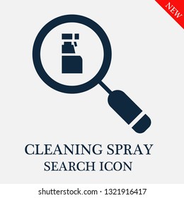 search Cleaning spray icon. Editable search Cleaning spray icon for web or mobile.