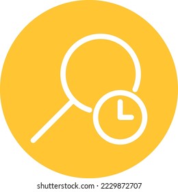 Search Clock Vector Icon which is suitable for commercial work and easily modify or edit it
