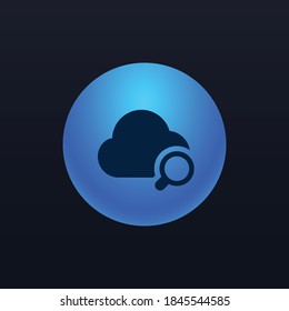 Search Cloud - App Icon Button