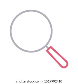 search colour line vector icon