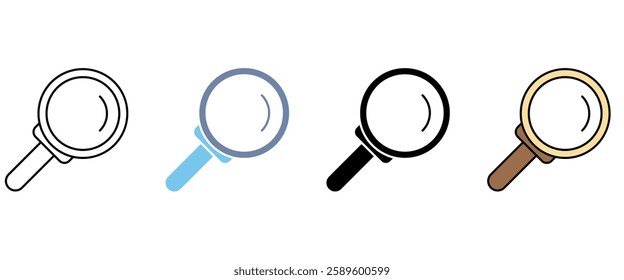 search  concept line icon. Simple element illustration. search  concept outline symbol design.