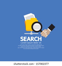 Search Concept Vector Illustration EPS10
