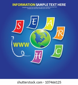 Search concept,Vector