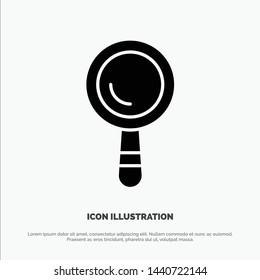 Search, Construction, Building solid Glyph Icon vector