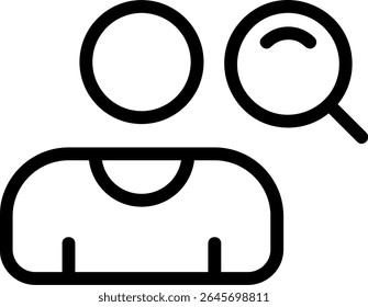 Search Contact Modern Black Icon Design