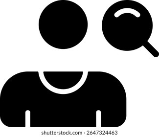 Search Contact Modern Black Icon Design