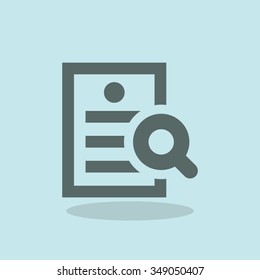 Search contract pictogram