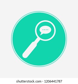 Search conversation vector icon sign symbol
