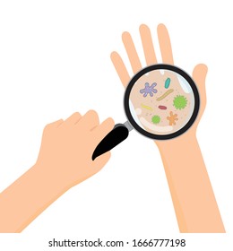 Search covid-19 or corona virus that is spreading heavily in hand.