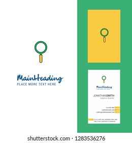 Search  Creative Logo and business card. vertical Design Vector