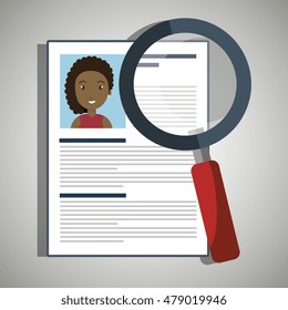search curriculum cv woman