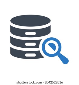 Search database icon.find,storage (vector illustration)