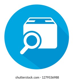  Search delivery service tool  vector icon illustration
