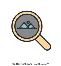 search design icon collection .design style with background