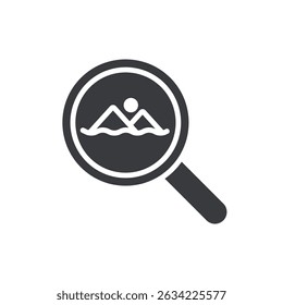 search design icon collection .design style with background