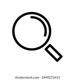 Search design icon. isolated white background. Perfect for web and app interfaces, presentations, infographics, etc.
