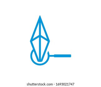 Buscar diseño de logotipo Diamond plantilla vectorial, concepto de logotipo Creative Diamond