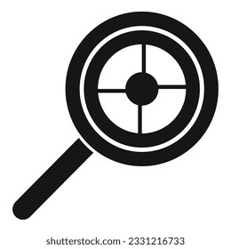 Search digital printing icon simple vector. Print machine. Offset color