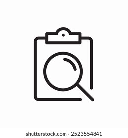 search document file icon sign vector