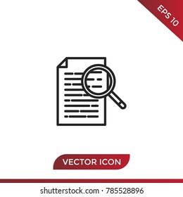 Search document icon