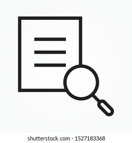 search document icon design vector illustration