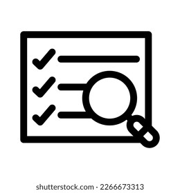 search document icon or logo isolated sign symbol vector illustration - high quality black style vector icons
