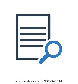 search document icon sign symbol