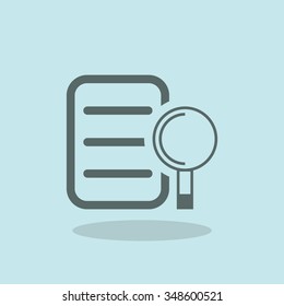 Search document pictogram